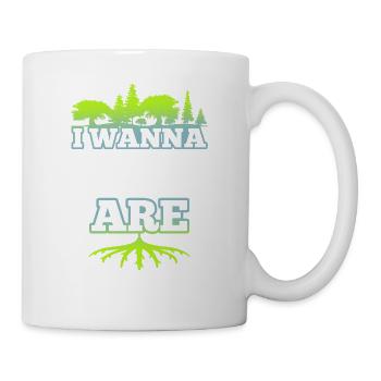Wald Spaziergang Entspannung Therapie - Tasse - Weiß - Rechts