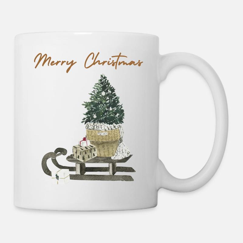 Merry Christmas - Tasse - Weiß