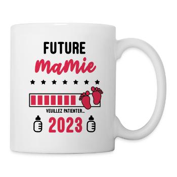 Future Mamie 2023 Annonce grossesse future Mamie - Mug blanc - blanc - Droite