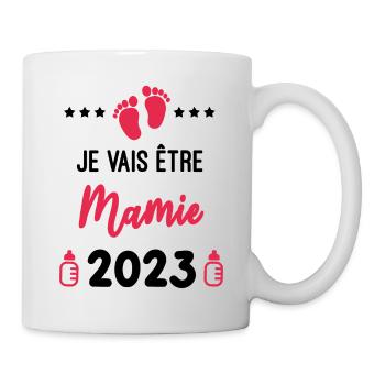 je vais être Mamie 2023 Annonce grossesse Mamie - Mug blanc - blanc - Droite