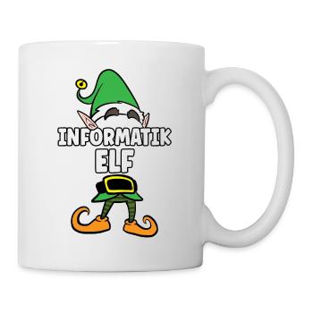 Informatik Elf Partnerlook Weihnachten - Tasse - Weiß - Rechts
