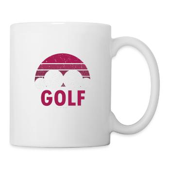 La vie consiste à être une grand-mère de golf et à s’amuser - Mug blanc - blanc - Droite