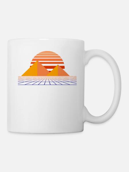 Synthwave-Retrowave - Tasse - Weiß