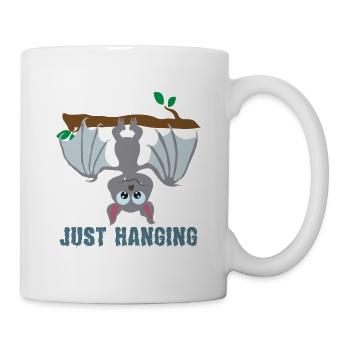 Halloween mignonne chauve-souris traîne animal - Mug blanc - blanc - Droite
