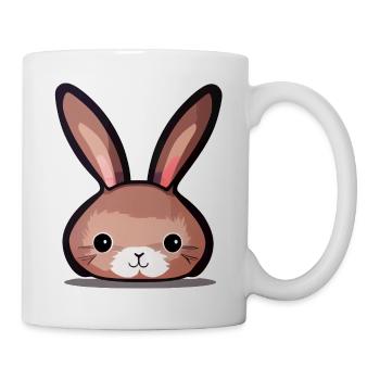 Rabbit / Hase - Tasse - Weiß - Rechts