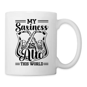 Saxophoniste Saxophoniste Saxophoniste - Mug blanc - blanc - Droite