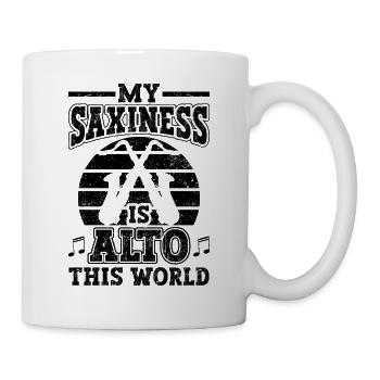Saxophoniste Saxophoniste Saxophoniste - Mug blanc - blanc - Droite