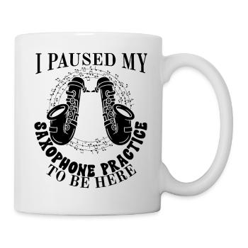 Saxophoniste Saxophoniste Saxophoniste - Mug blanc - blanc - Droite