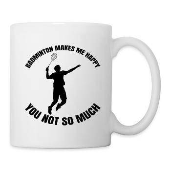 Badminton Fan Badminton Badminton Player Badminton Player Badminton - Mug - white - Right