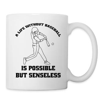 Baseball Gift Baseball Game Baseball Lovers - Mug - white - Right