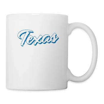Texas State États-Unis Amérique Cowboy - Mug blanc - blanc - Droite
