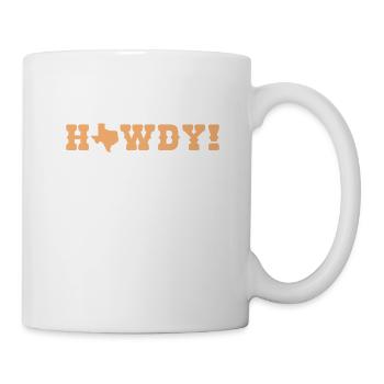 Howdy Texas État des États-Unis Amériques - Mug blanc - blanc - Droite