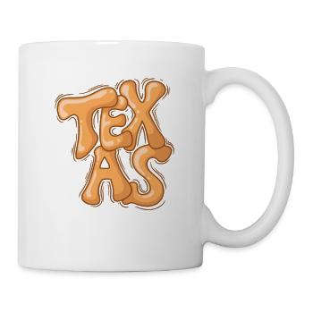 État du Texas des Amériques des États-Unis - Mug blanc - blanc - Droite