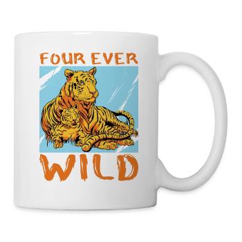 Four Ever Wild 35 - Tasse - Weiß - Rechts