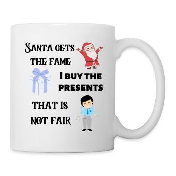 Santa gets the fame - Mug - white - Right