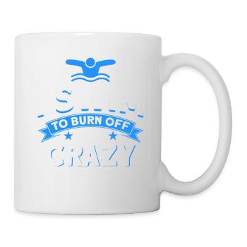 Schwimmen Geschenk Schwimmer Spruch Schwimmen - Tasse - Weiß - Rechts