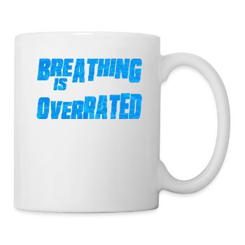 Schwimmen Geschenk Schwimmer Spruch Schwimmen - Tasse - Weiß - Rechts