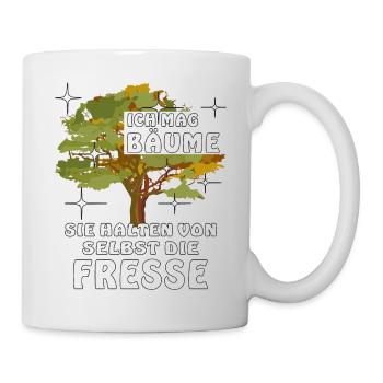 ICH MAG BÄUME - Tasse - Weiß - Rechts