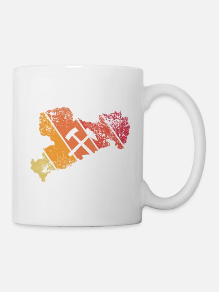 Erzgebirge Heimatliebe - Tasse - Weiß