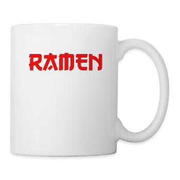 Ramen Nudel Liebhaber Essstäbchen Japanische Nudel - Tasse - Weiß - Rechts