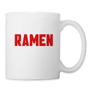 Ramen Nudel Liebhaber Essstäbchen Japanische Nudel - Tasse - Weiß - Rechts