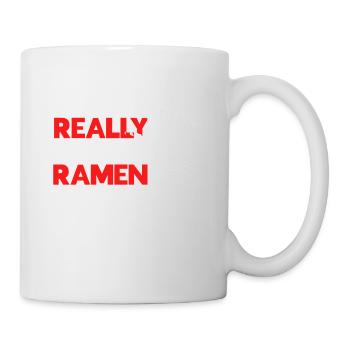 Ramen Nudel Liebhaber Essstäbchen Japanische Nudel - Tasse - Weiß - Rechts