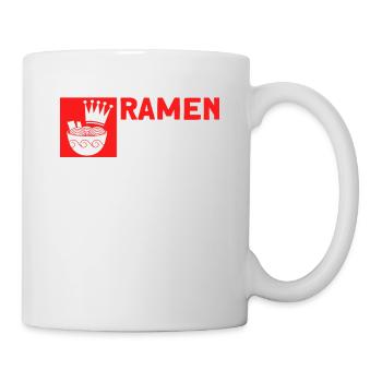 Ramen Nudel Liebhaber Essstäbchen Japanische Nudel - Tasse - Weiß - Rechts