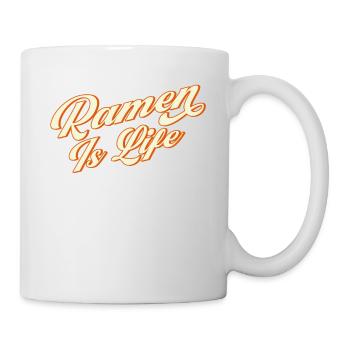 Ramen Nudel Liebhaber Essstäbchen Japanische Nudel - Tasse - Weiß - Rechts