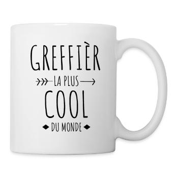greffier , greffe , tribunal , justice , juge - Mug blanc - blanc - Droite