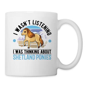 Poney Shetland Poney Shetland Shetty - Mug blanc - blanc - Droite