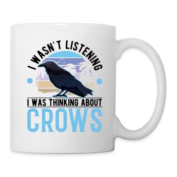 Crow Gift Crow Raven Beetle Breeder - Mug blanc - blanc - Droite
