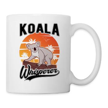Koala Whisperer Koala Flüsterer Koalabär - Tasse - Weiß - Rechts