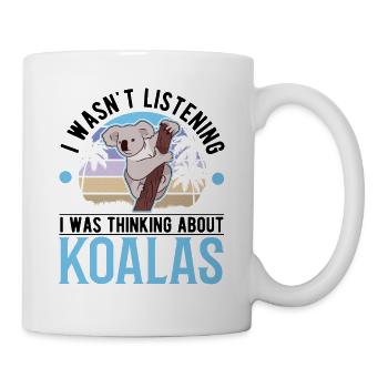 Amoureux des koalas Ours koala - Mug blanc - blanc - Droite