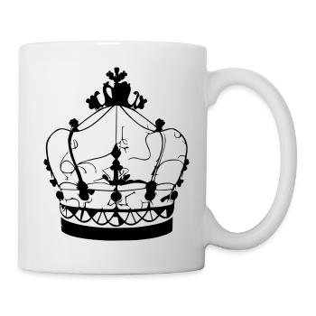 Roi héritier Reine Empereur Majesté Vecteur 7 - Mug blanc - blanc - Droite