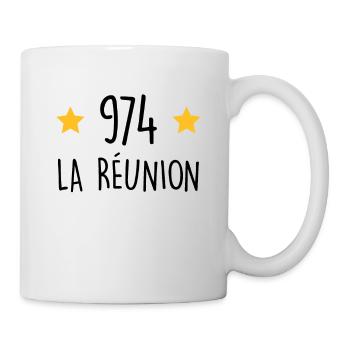 974 La Réunion - Mug blanc - blanc - Droite