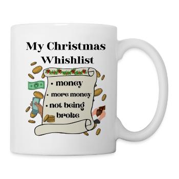 My Christmas Whishlist - Tasse - Weiß - Rechts