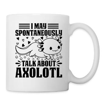Axolotl Je peux parler spontanément d’Axolotl - Mug blanc - blanc - Droite