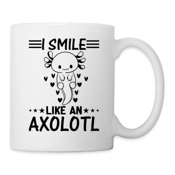 Axolotl Lover - I Smile Like An Axolotl - Mug - white - Right