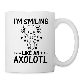Axolotl Lover - I'm Smiling Like An Axolotl - Mug - white - Right