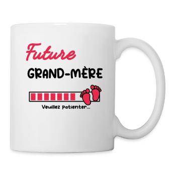 Annonce grossesse mamie Future grand-mère - Mug blanc - blanc - Droite