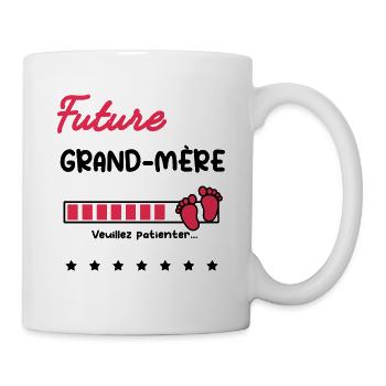 Future grand-mère cadeau future mamie - Mug blanc - blanc - Droite