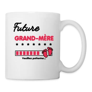 Future grand-mère cadeau naissance future mamie - Mug blanc - blanc - Droite