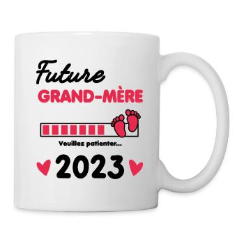 Future grand-mère 2023 cadeau future mamie - Mug blanc - blanc - Droite
