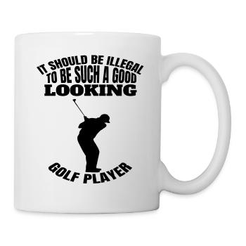 Golf Saying Golf Ball Golfer Golfer Golf Clubs - Mug - white - Right