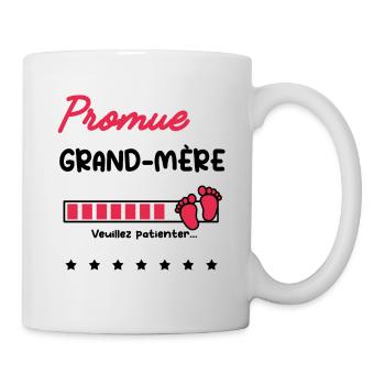 Annonce grossesse mamie Promue grand-mère - Mug blanc - blanc - Droite
