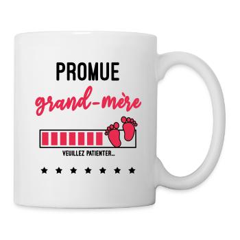 promue grand-mère cadeau naissance future mamie - Mug blanc - blanc - Droite