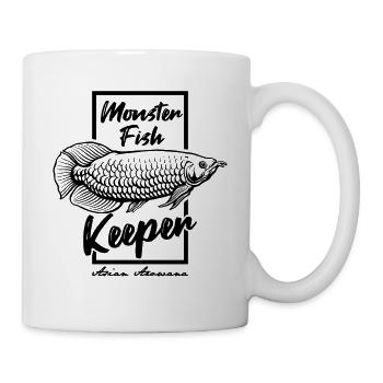 Monster Fish Keeper Arowana Tropical Fish - Mug - white - Right