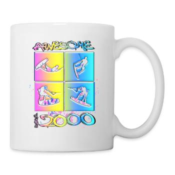 Génial depuis 2000. Wakeboard Lifestyle - Mug blanc - blanc - Droite