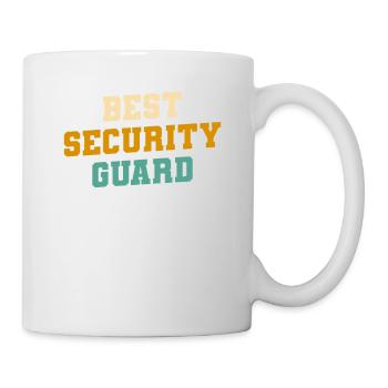 Meilleur agent d’application de la loi de gardien de sécurité - Mug blanc - blanc - Droite