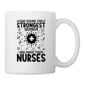 Strong nurse - Mug - white - Right